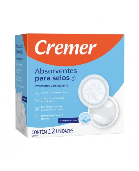 ABSORVENTE PARA SEIOS C/12 CREMER