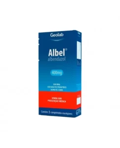 ALBEL 400MG 5COM GEOLAB