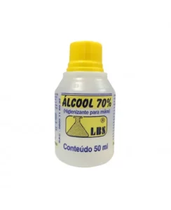 ÁLCOOL ANTISSÉPTICO 50ML 70% LBS