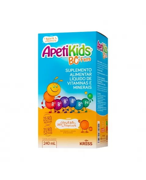 APETIKIDS FRUTAS TROPICAIS 240ML KRESS