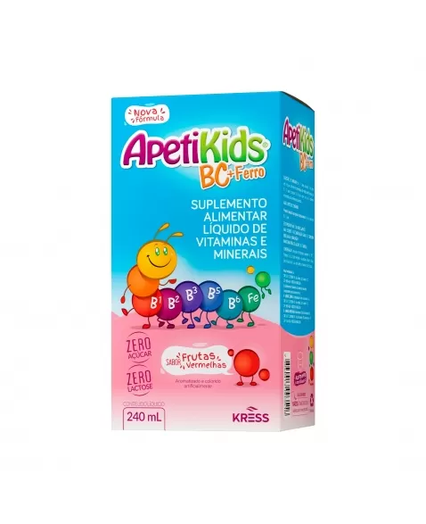 APETIKIDS FRUTAS VERMELHAS 240ML KRESS