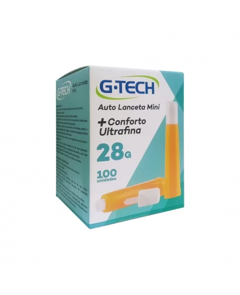 AUTO LANCETA 28G C/100 G-TECH