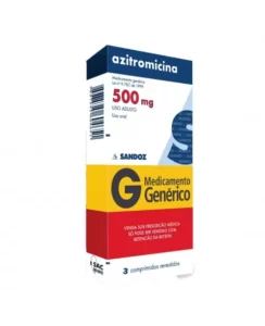 AZITROMICINA 500MG 3COM RET* SANDOZ