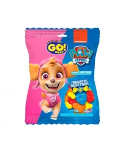 BALA GO JELLY GELATINA PATRULHA CANINA 70G RICLAN