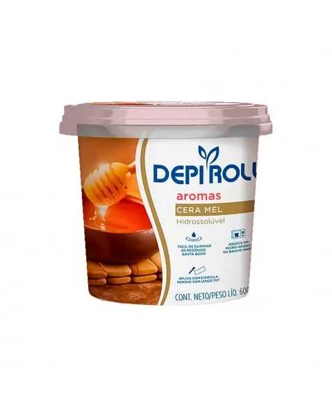 CERA HIDROSSOLÚVEL MEL POTE 600G DEPIROLL