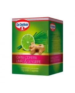 CHÁ CIDREIRA, LIMÃO E GENGIBRE 15G C/15 SACHÊS DR.OETKER