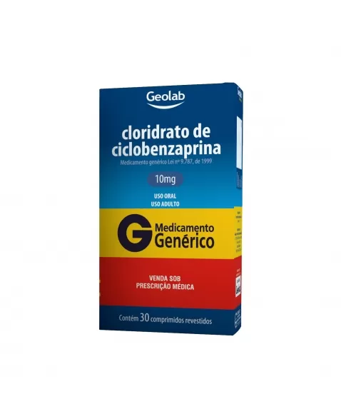 CICLOBENZAPRINA 10MG 30COM GEOLAB