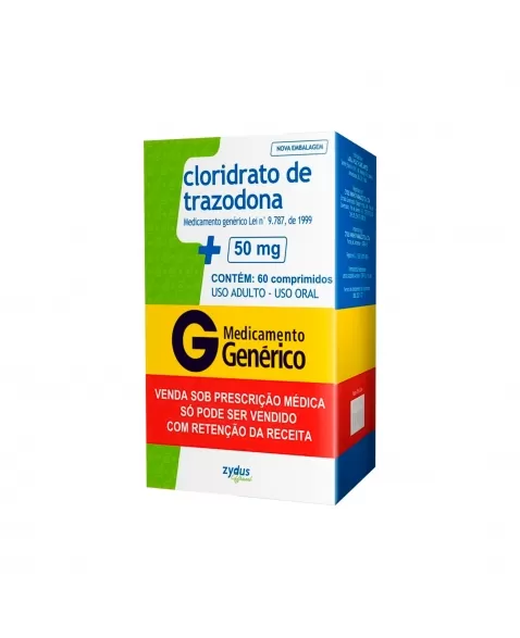 CLORIDRATO TRAZODONA 50MG 60COM C1* ZYDUS