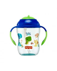 COPO DE TREINAMENTO COM CANUDO FISHER PRICE FIRST MOMENTS AZUL SMOOTHIE BB1016 MULTI