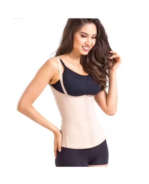 CORSELET MODELADOR COM REGULAGEM BEGE EG 431 ESBELT