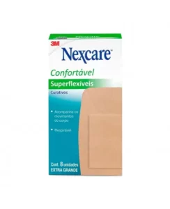 CURATIVO SUPERFLEXÍVEL BEGE EXTRA GRANDE C/8 NEXCARE 3M