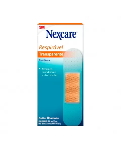 CURATIVO TRANSPARENTE C/10 NEXCARE 3M