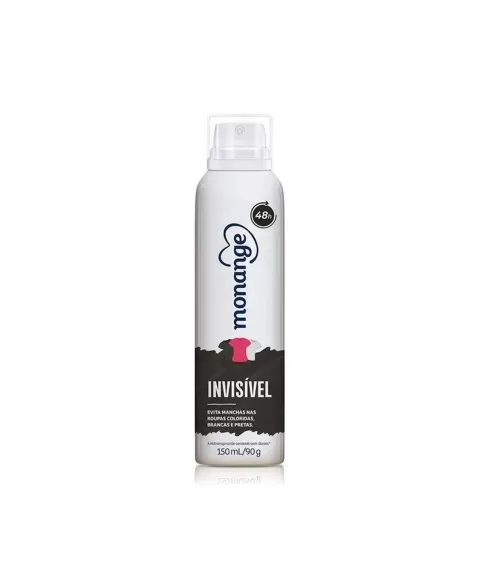 DESODORANTE AEROSSOL MONANGE INVISIBLE 48H 150ML COTY