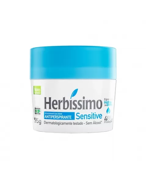 DESODORANTE CREME HERBÍSSIMO SENSITIVE 55G DANA