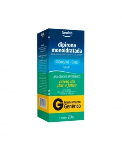 DIPIRONA MONOIDRATADA 500MG 20ML GEOLAB