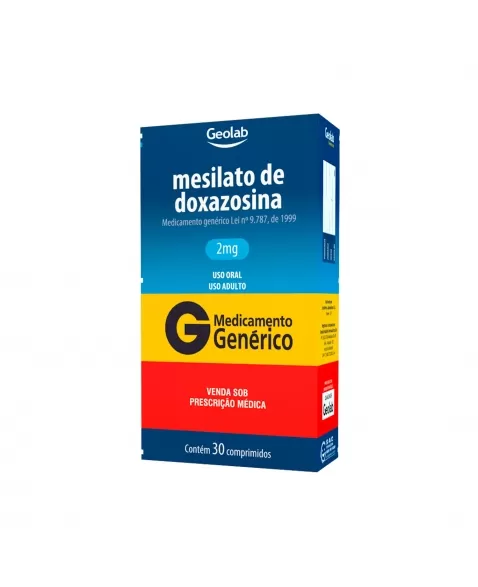 DOXAZOSINA 2MG 30COM GEOLAB