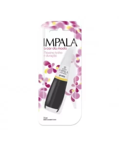 ESMALTE IMPALA CREMOSO A COR DA SUA MODA PRETO MUNDIAL