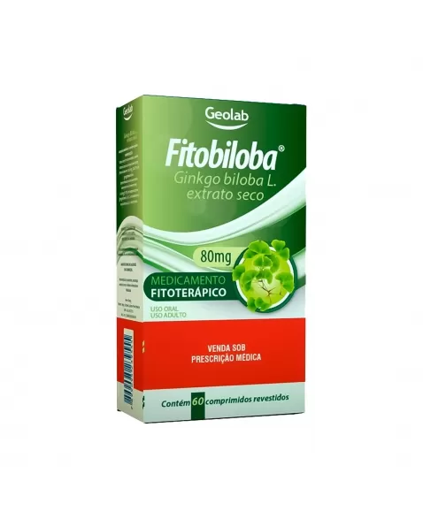 FITOBILOBA 80MG 60COM GEOLAB