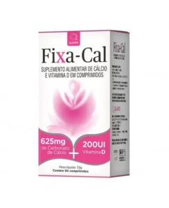 FIXA-CAL 625MG 200UI 90COM QUARIS