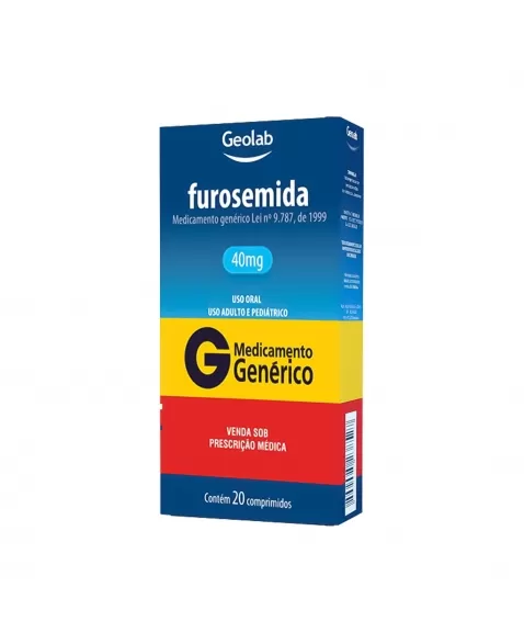 FUROSEMIDA 40MG 20COM GEOLAB