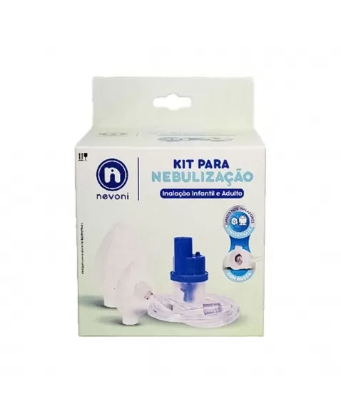 KIT PARA NEBULIZAÇÃO ADULTO/INFANTIL ROSCA UNIVERSAL NEVONI