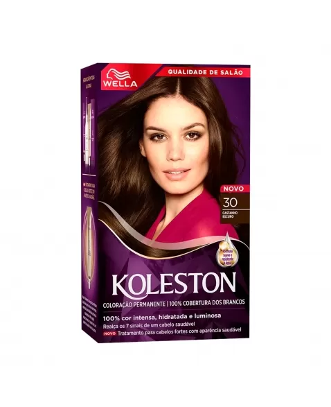 KOLESTON KIT 30 CASTANHO ESCURO