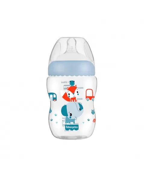 MAMADEIRA FISHER PRICE FIRST MOMENTS AZUL MARSHMALLOW 270ML MULTI