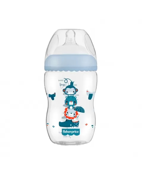 MAMADEIRA FISHER PRICE FIRST MOMENTS AZUL MARSHMALLOW 330ML MULTI