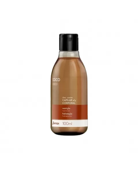 ÓLEO CAPILAR E CORPORAL COCO 100ML FARMAX