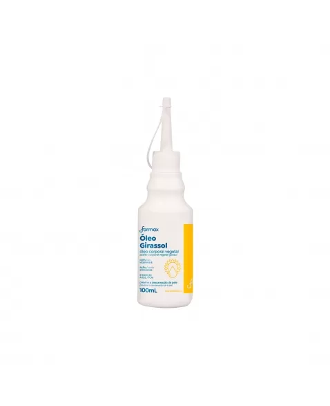 ÓLEO CORPORAL DE GIRASSOL ALMOTOLIA 100ML FARMAX