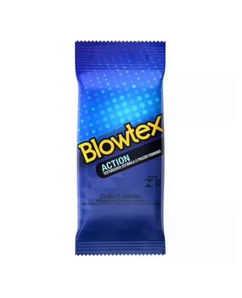 PRESERVATIVO LUBRIFICADO ACTION C/6 BLOWTEX