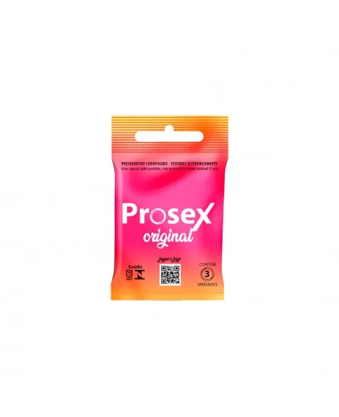 PRESERVATIVO LUBRIFICADO C/3 PROSEX