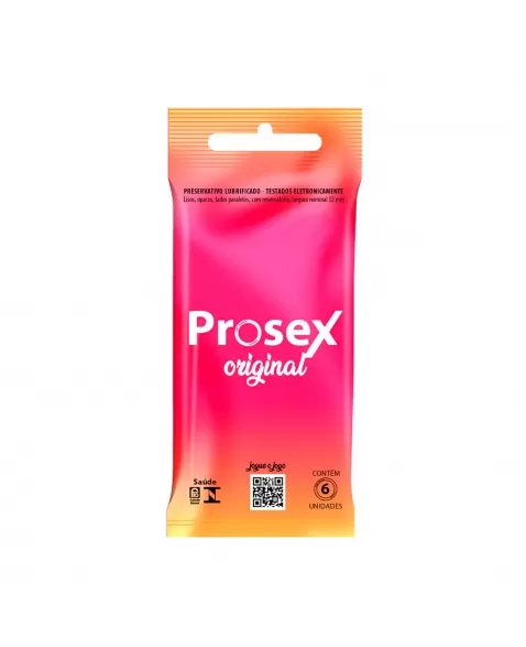 PRESERVATIVO LUBRIFICADO C/6 PROSEX