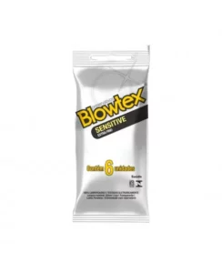 PRESERVATIVO LUBRIFICADO SENSITIVE EXTRA FINO C/6 BLOWTEX