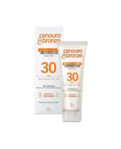 PROTETOR SOLAR FACIAL FPS30 50G CENOURA E BRONZE COTY