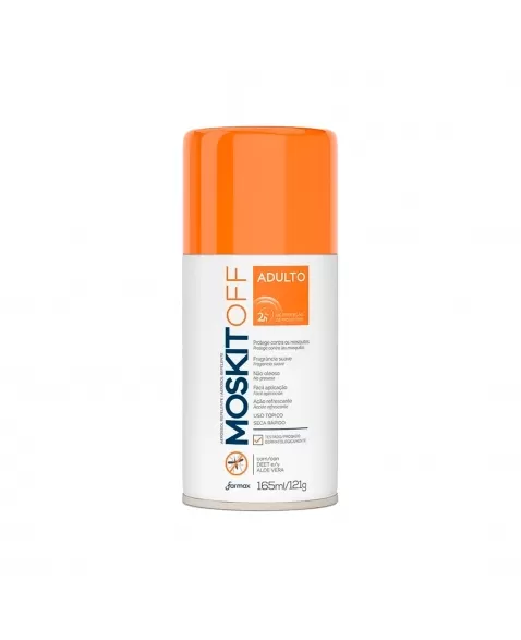 REPELENTE INSETOS MOSKITOFF AEROSSOL 165ML FARMAX