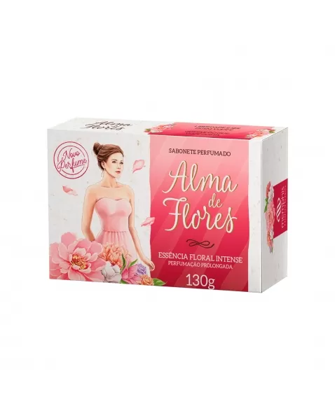 SABONETE BARRA ALMA DE FLORES FLORAL INTENSE 130G MEMPHIS