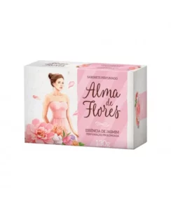 SABONETE BARRA ALMA DE FLORES JASMIM 130G MEMPHIS