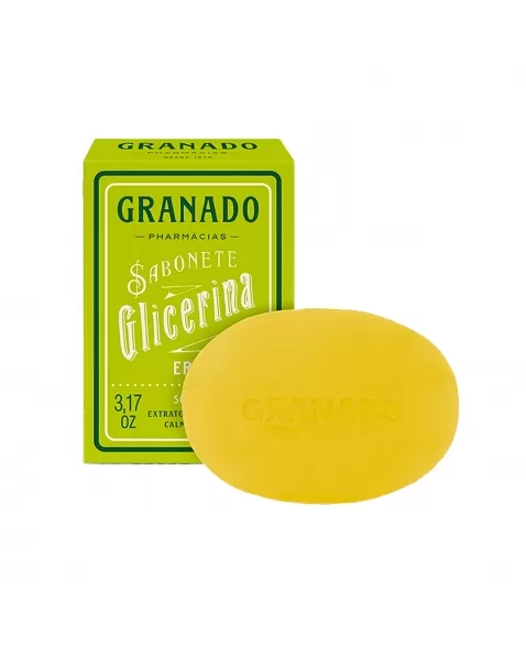 SABONETE BARRA GLICERINA ERVA DOCE 90G GRANADO