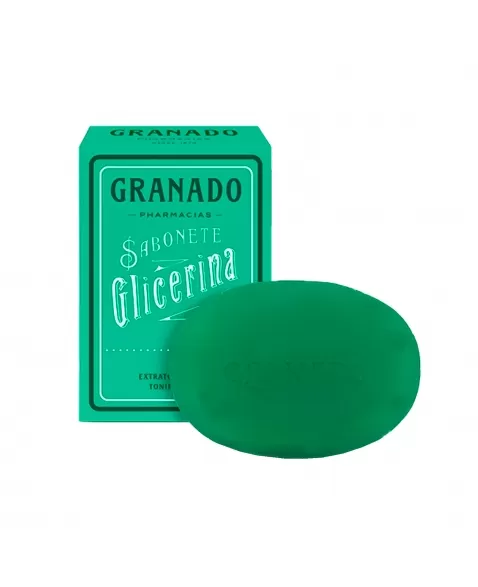 SABONETE BARRA GLICERINA HORTELÃ 90G GRANADO