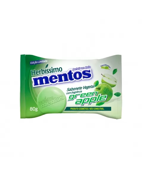 SABONETE BARRA HERBÍSSIMO MENTOS GREEN APPLE 80G DANA