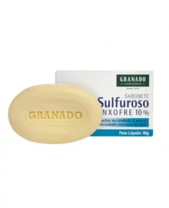 SABONETE BARRA TRATAMENTO SULFUROSO 90G GRANADO