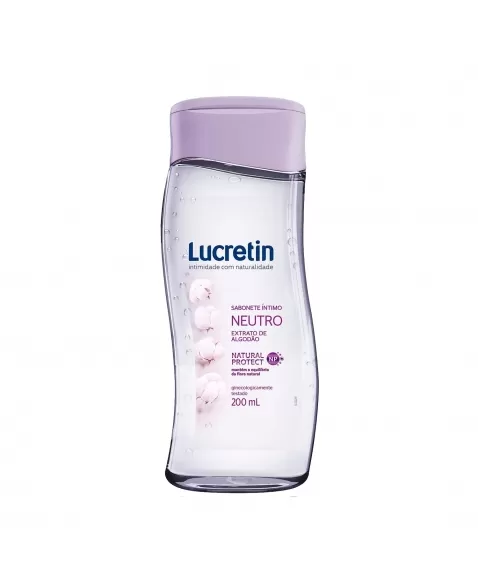 SABONETE LÍQUIDO ÍNTIMO LUCRETIN NEUTRO 200ML COTY