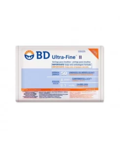 SERINGA INSULINA ULTRA-FINE 0.5ML/50U 8MMX0,30MM 328325 C/10 BD