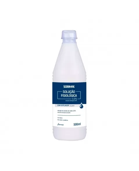 SOLUÇÃO FISIOLÓGICA SORIMAX 500ML GOTAS FARMAX