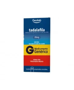 TADALAFILA 20MG 4COM GEOLAB