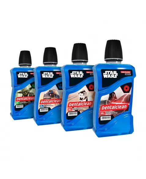 ANTISSÉPTICO BUCAL STAR WARS MENTA 300ML DENTALCLEAN