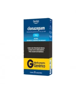 CLONAZEPAM 2MG 30COM B1* GEOLAB