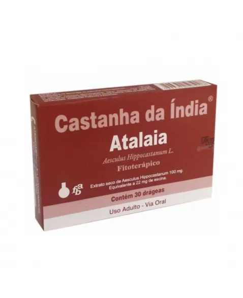 CASTANHA DA INDIA 100MG 30CAPS ATALAIA