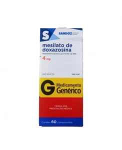 DOXAZOSINA 4MG 60COM SANDOZ